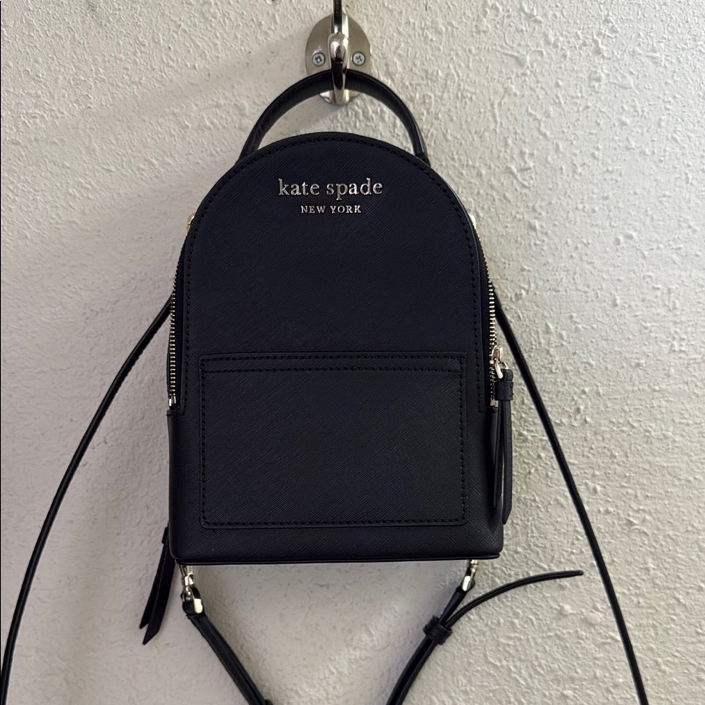 Kate Spade Black Mini Backpack